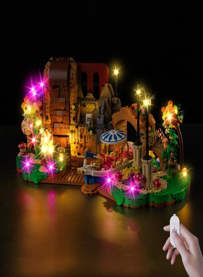 Kyglaring طقم إضاءة Kyglaring متوافق مع مكعبات بناء Lego Willy Wonka & The Chocolate Factory 21360، مزود بخاصية التحكم باللمس والتعتيم، للإضاءة فقط - Image 1